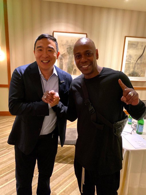 Dave Chappelle Supports Andrew Yang For President