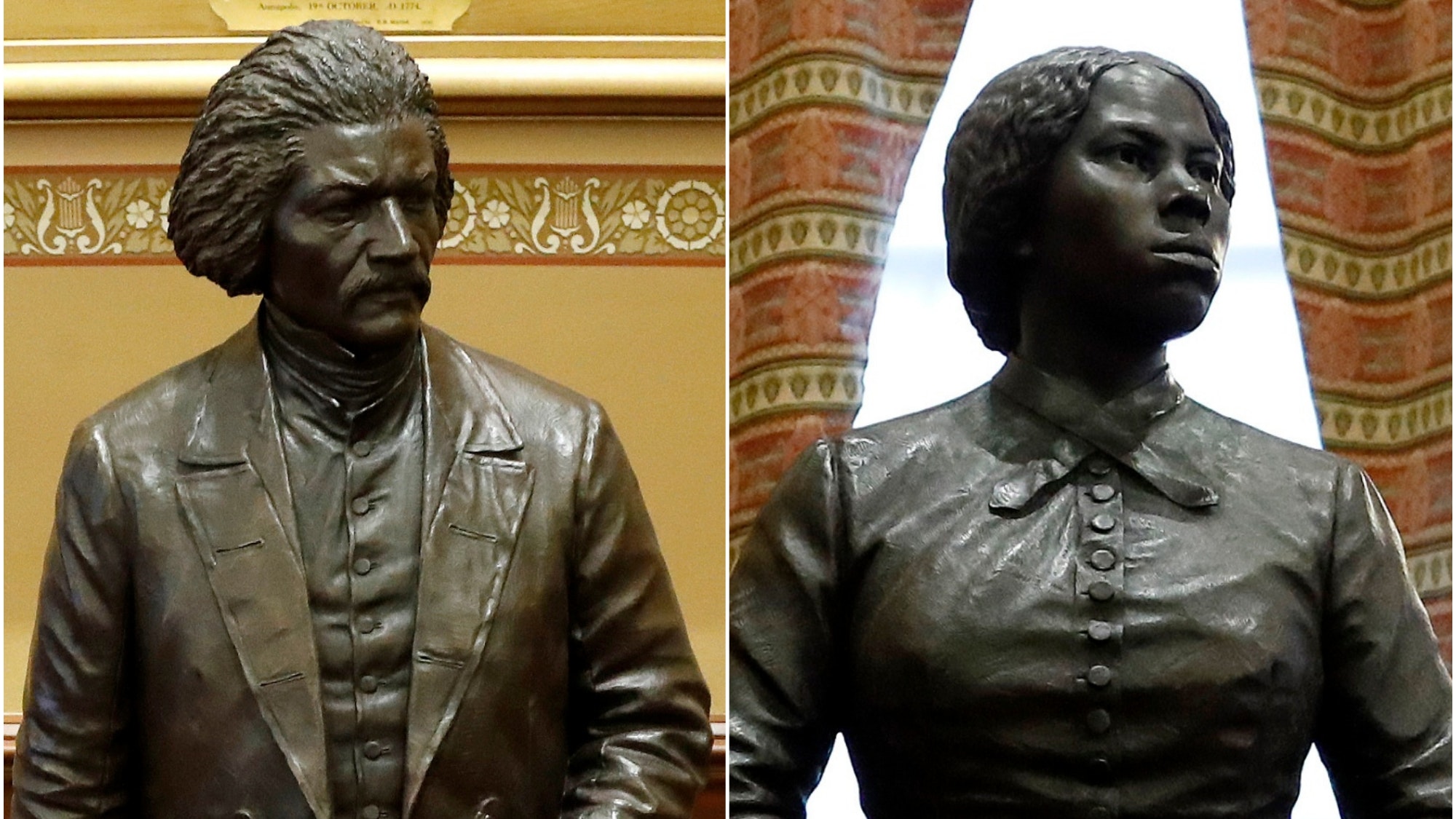 Harriet Tubman And Frederick Douglass Statues Revealed In Maryland