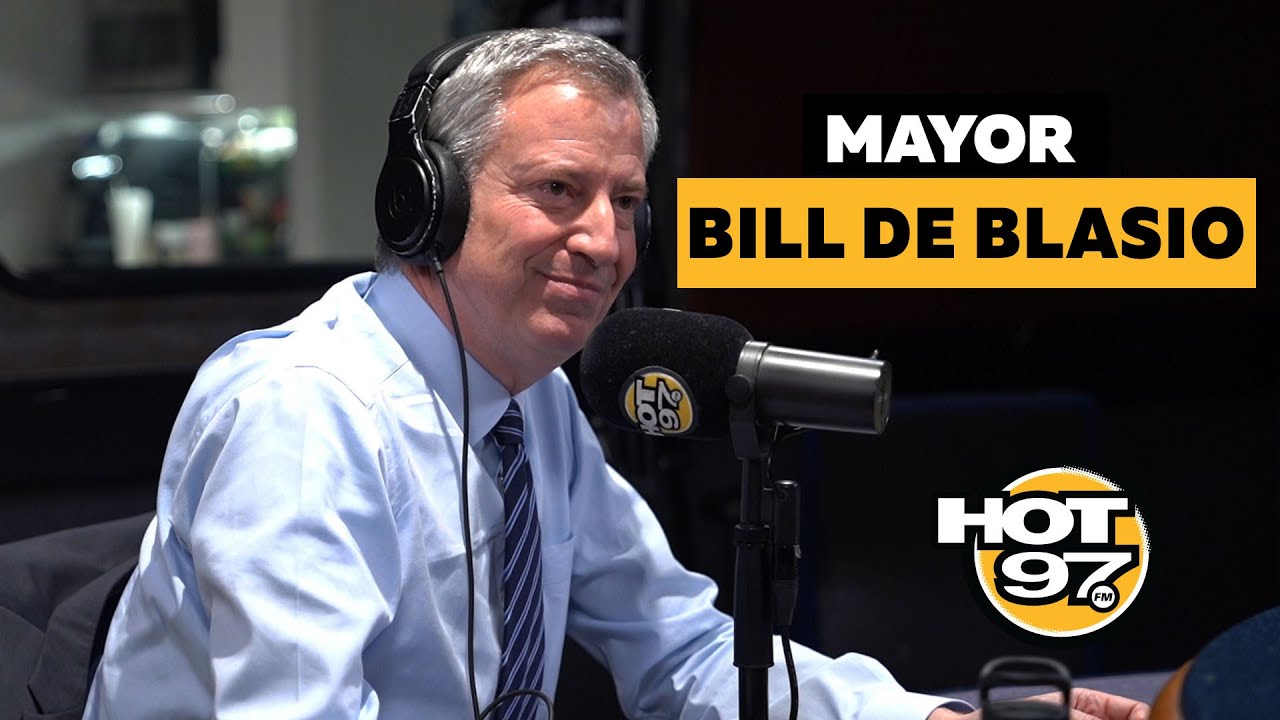 New York Mayor Bill de Blasio Appears On Hot 97