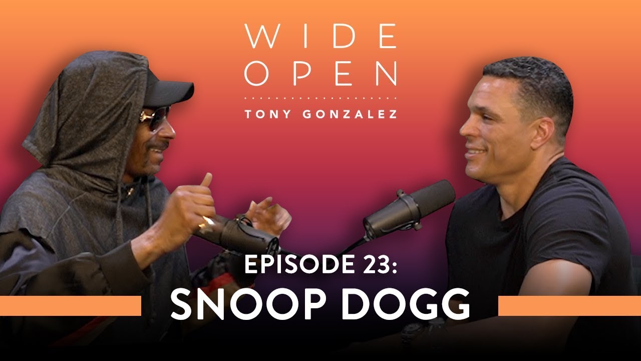 Snoop Dogg Appears On Wide Open With Tony Gonzalez