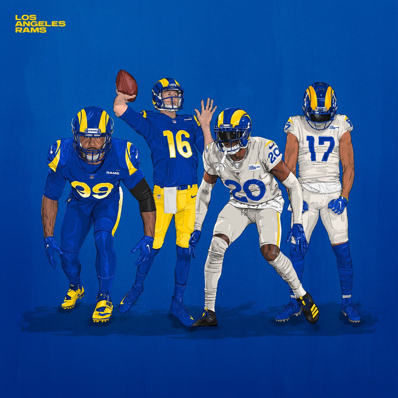 The Los Angeles Rams Unveil New Uniforms