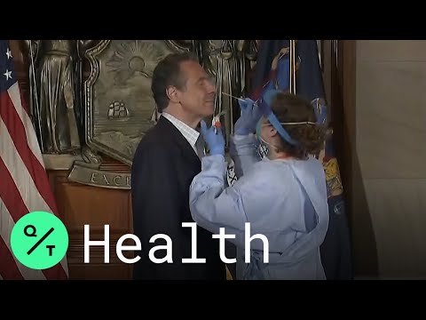 Governor Andrew Cuomo Demonstrates COVID-19 Testing