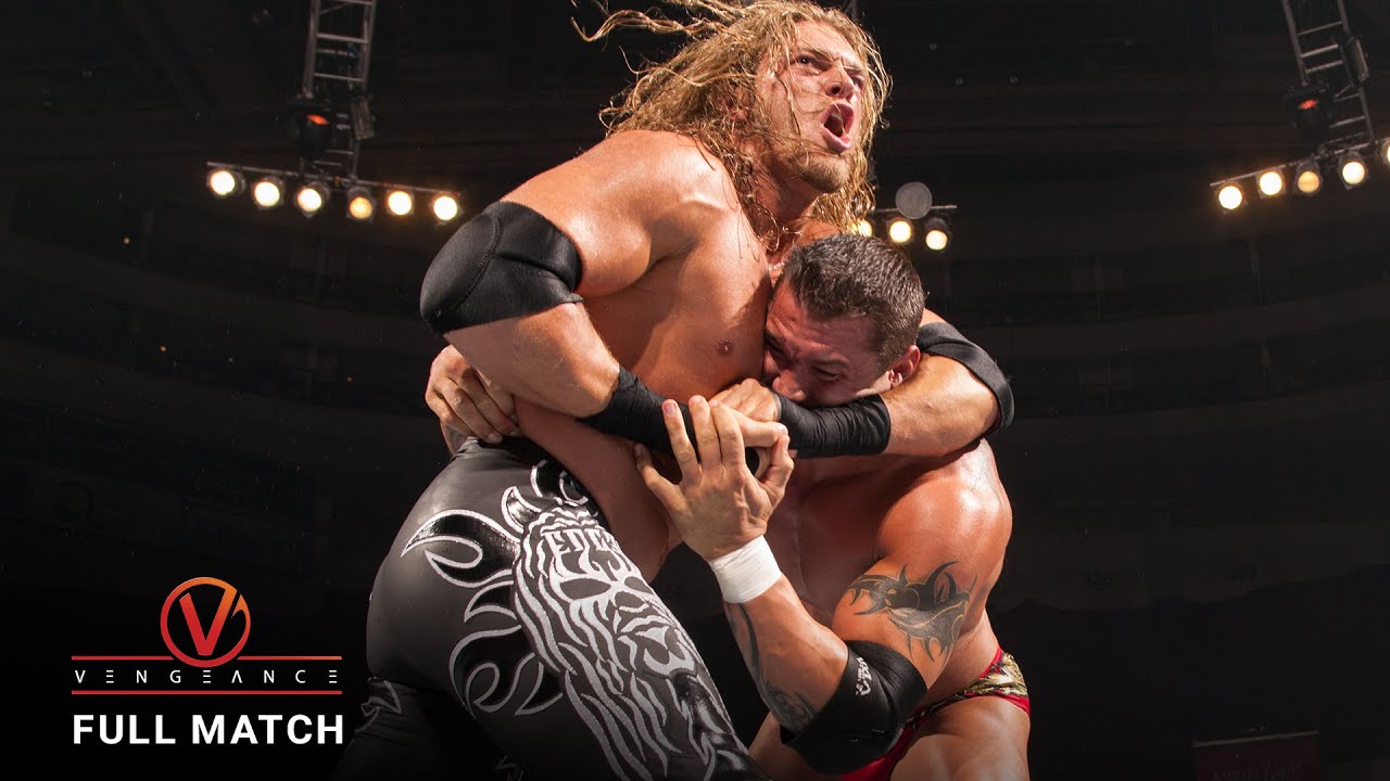 WWE FLASHBACK: Edge vs Randy Orton Vengeance 2004 For The Intercontinental Title