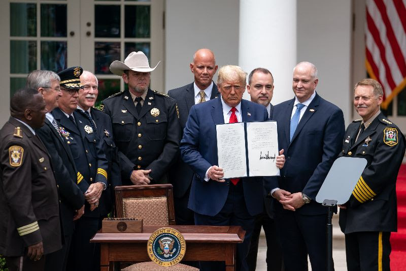 President Trump Signs Executive Order For Police Use Of Force