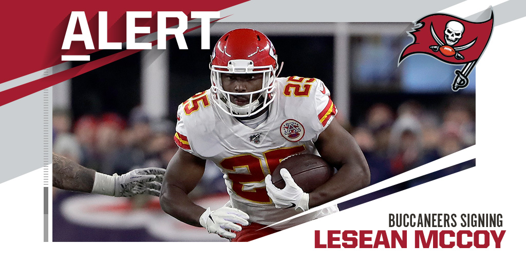 LeSean McCoy Signs With The Buccaneers