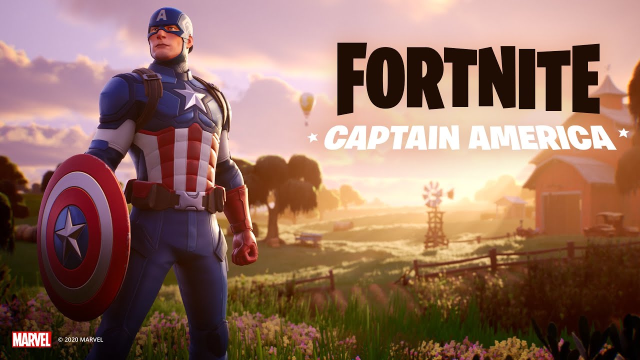 Captain America Is Now On Fortnite