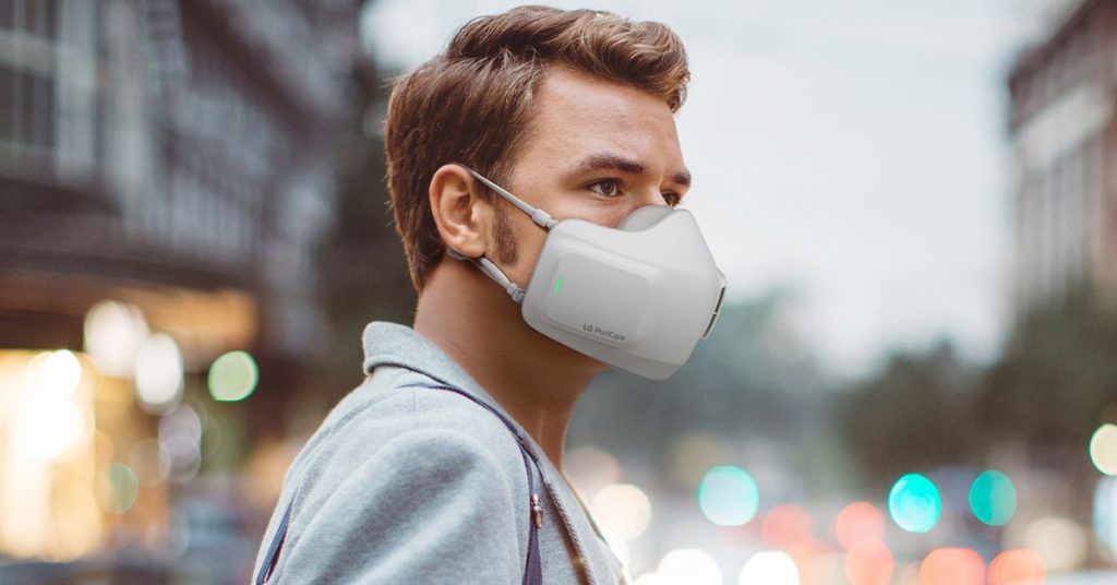 LG Announces A Battery-Powered Air Purifier Mask