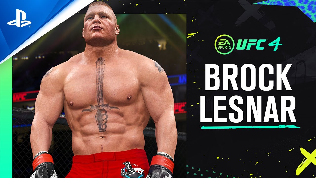 Brock Lesnar Is A Playable Character On UFC 4