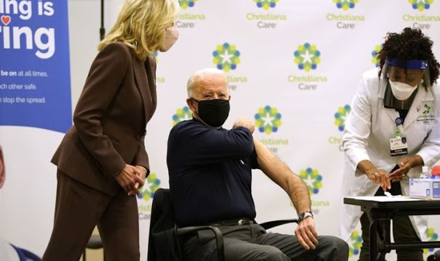 Joe Biden Takes COVID-19 Vaccine