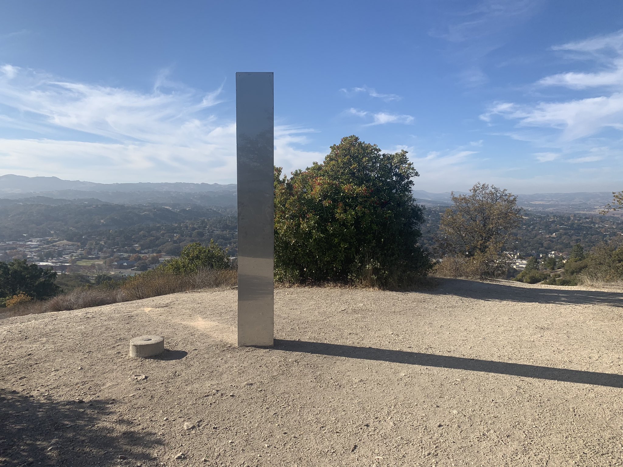 Another Metal Monolith Found In California