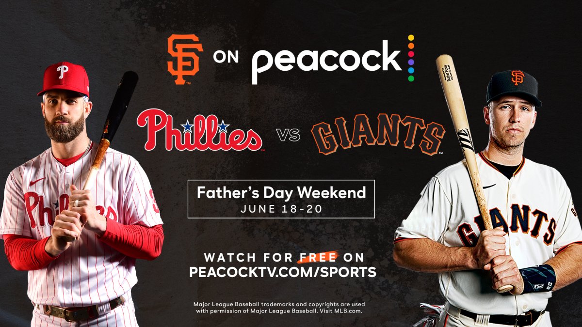 Phillies vs Giants Series To Stream On Peacock