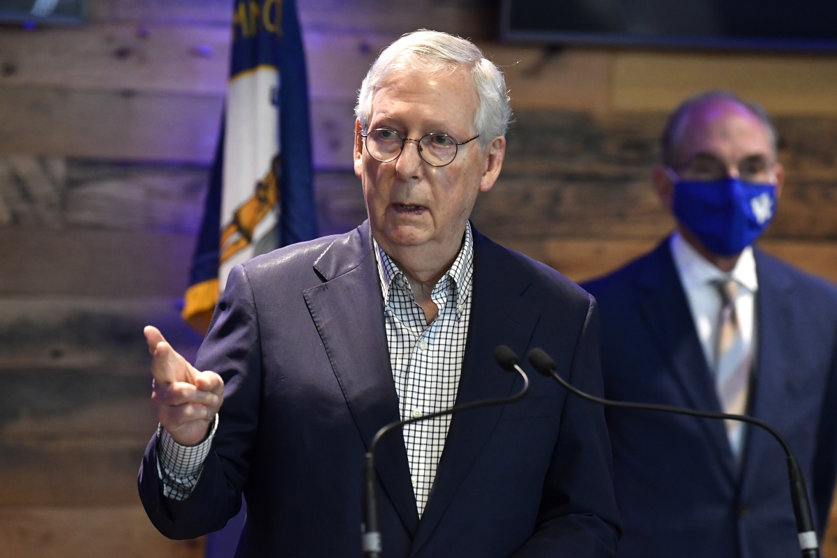 Mitch McConnell Urges Americans To Get Vaccinated