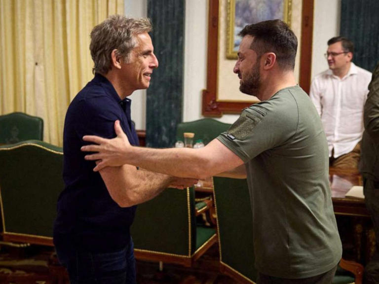 Ben Stiller Meets Volodymyr Zelenskyy In Ukraine