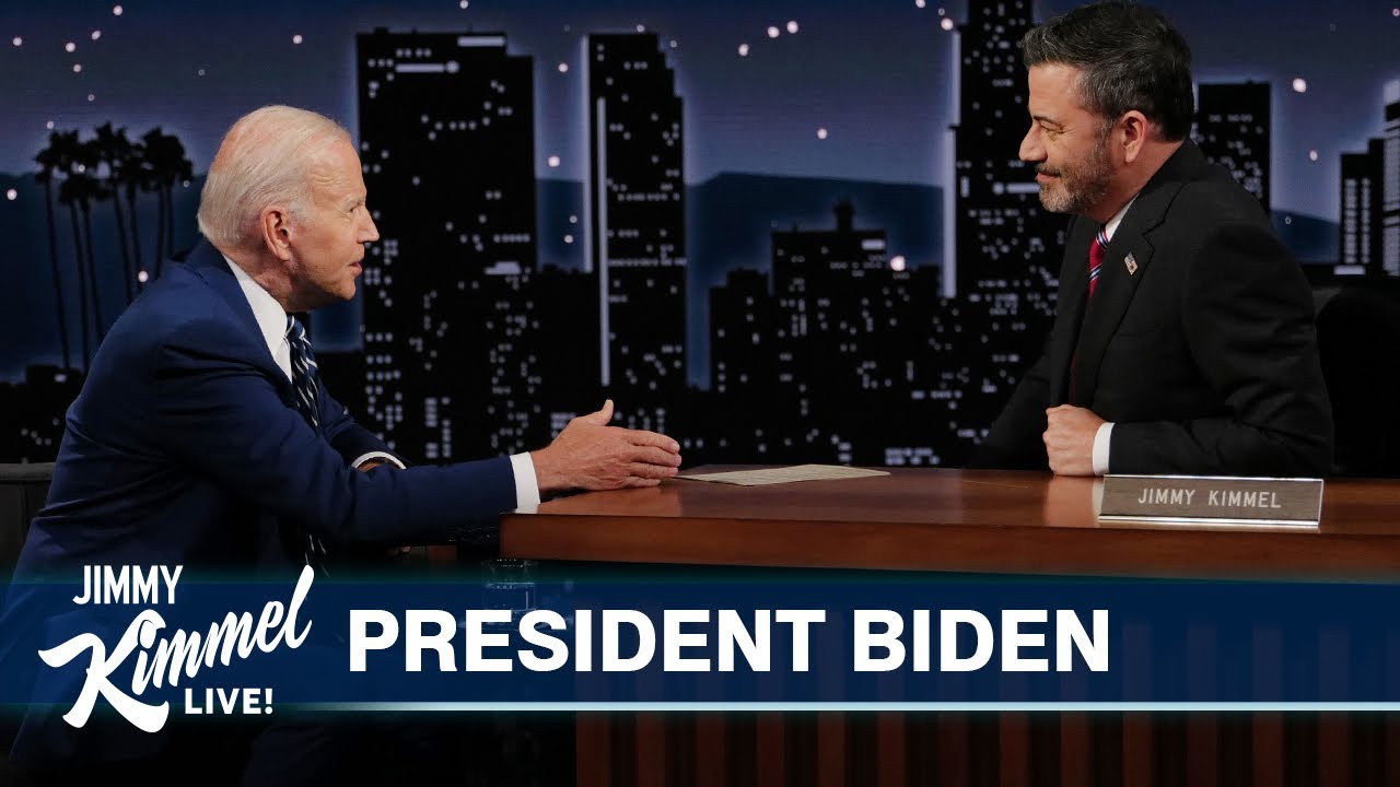 Joe Biden Appears On Jimmy Kimmel Live