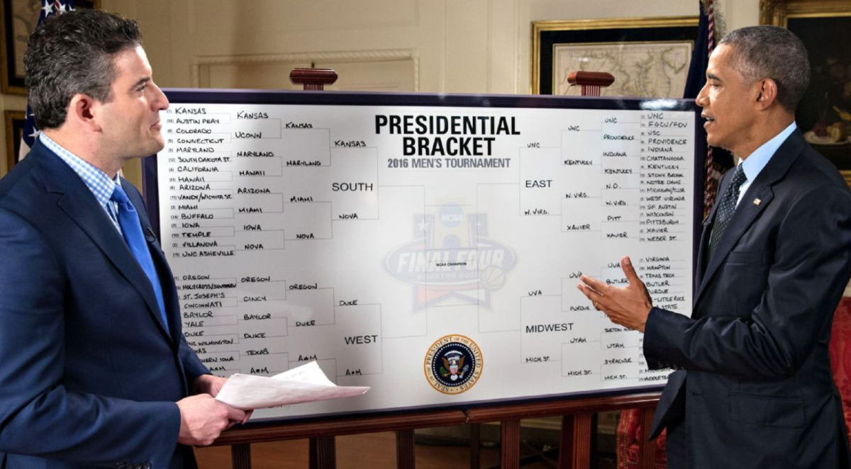 Barack Obama Shares His 2023 NCAA Tournament Brackets
